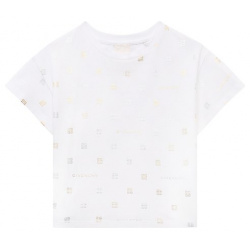 Хлопковая футболка Givenchy H30076/6A 12A