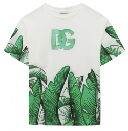 Хлопковая футболка Dolce & Gabbana L4JTEY/G7K8U/8 12+ В коллекцию Banano вошла