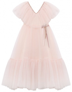 Платье Designers cat 100000K01001388 ANUSE DRESS/4A 8A Светло розовое с