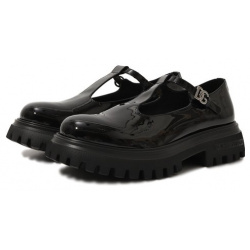 Кожаные туфли Dolce & Gabbana D11169/A1344/37 39 Для пошива черных туфель с