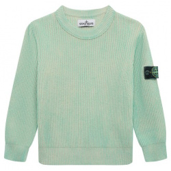 Хлопковый свитер Stone Island 8016509T1/3 4 Крупная вязка делает светло зеленый