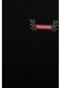 Хлопковая футболка Sprayground SPY1023BLK