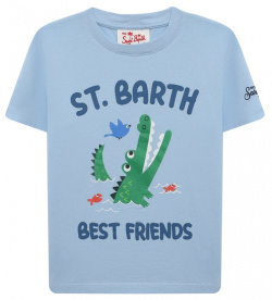 Хлопковая футболка MC2 Saint Barth STBK TSHIRT B0Y/TSH0001/02187F