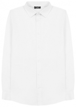 Хлопковая рубашка с воротником кент Dal Lago N402/7317/XS L Белоснежная