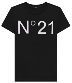 Хлопковая футболка N21 Nº21 N21173/N0153 Легкая унаследовала