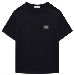 Хлопковая футболка Dolce & Gabbana L4JT7T/G7I20/8 14 Мастера марки сшили