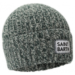 Шапка MC2 Saint Barth STBK WENGEN JR/WENG002/00905E Зеленую меланжевую шапку