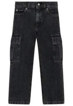 Джинсы Dolce & Gabbana L42F67/LDC26/8 12+ Черным джинсам с эффектом делаве