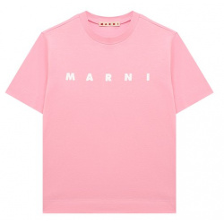 Хлопковая футболка Marni M002MV/M00HZ