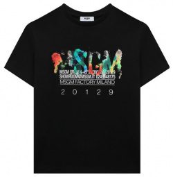 Хлопковая футболка MSGM kids S4MSJBTH222