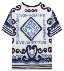 Хлопковая футболка Dolce & Gabbana L4JTBL/G7L0B/8 12+