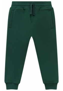 Хлопковые джоггеры Dolce & Gabbana L4JPT0/G7M4R/8 12+ Зеленые из