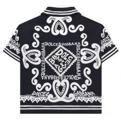 Хлопковая рубашка Dolce & Gabbana L43S81/G7L0K/8 12+