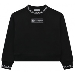 Хлопковый свитшот Dolce & Gabbana L4JWHZ/G7M4G/8 12+ Для создания черного