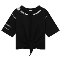 Укороченная футболка Dolce & Gabbana L8JTNG/G7M6Q