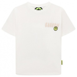 Хлопковая футболка Barrow S4BKJUTH116 Для пошива белой прямой футболки с
