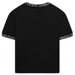 Хлопковая футболка Dolce & Gabbana L4JTE0/G7M4F/2 6