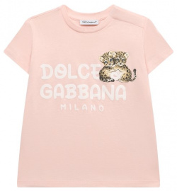 Хлопковая футболка Dolce & Gabbana L2JTIT/G7MKA