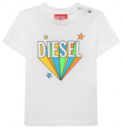 Хлопковая футболка Diesel K00518/KYAXV