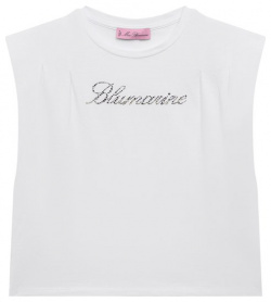 Хлопковая футболка Blumarine IA4157J5003 О принадлежности белой футболки бренду