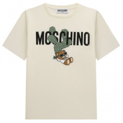 Хлопковая футболка Moschino HTM03R/LAA02/10 14