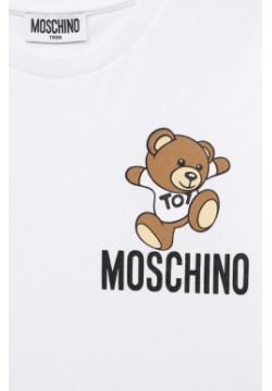 Хлопковая футболка Moschino HUM04K/LAA02/10 14