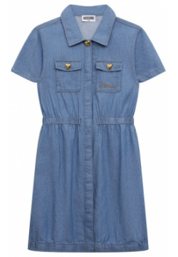 Джинсовое платье Moschino HDV0EW/L0E22/10 14 Синее с короткими