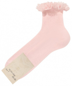 Хлопковые носки Story Loris 6731/7 9 Розовые делает наряднее расклешенная