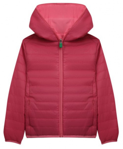 Двусторонняя куртка Save the duck J33600X/SATURN/WIND18 Темно розовую куртку с