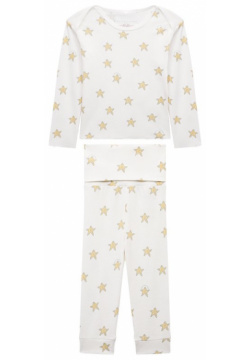 Хлопковая пижама Stella McCartney TUB610 