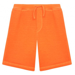Хлопковые шорты Dsquared2 DQ2428/D0A86 Неоново оранжевые делает еще ярче