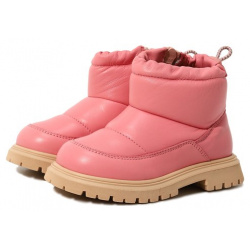 Кожаные ботинки Rondinella 4758C В ботинках из мягкой розовой наппы ребенку