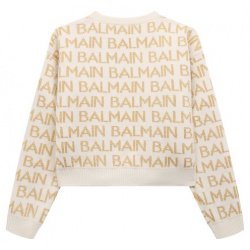 Пуловер из вискозы и шерсти Balmain BT9A10