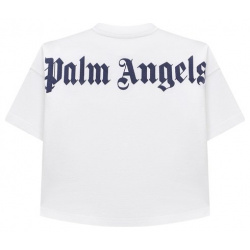 Хлопковая футболка Palm Angels PBAA002C99JER001