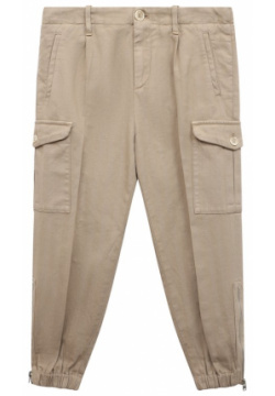 Хлопковые брюки карго Brunello Cucinelli B245DP115B