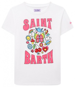 Хлопковая футболка MC2 Saint Barth STBK/ELLY/00109D