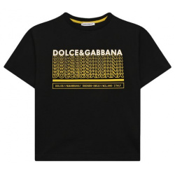 Хлопковая футболка Dolce & Gabbana L4JTEY/G7HDW/2 6