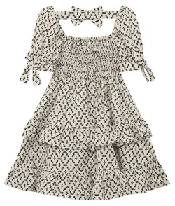 Хлопковое платье Elisabetta Franchi La Mia Bambina EFAB465/CA271/BE027/4A 8A