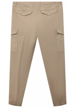 Хлопковые брюки карго Brunello Cucinelli B245DP115C