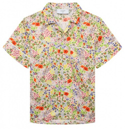 Хлопковая блузка Paade Mode 232146129 Блузу в пижамном стиле выполнили из