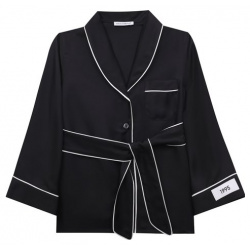 Шелковая рубашка Dolce & Gabbana L55S84/FU1FZ/2 6 Для изготовления черной