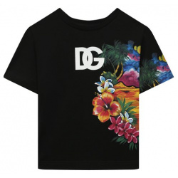 Хлопковая футболка Dolce & Gabbana L4JTBL/G7H1D/2 6