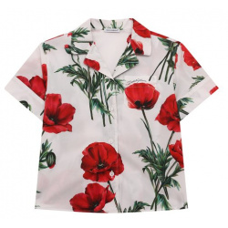 Хлопковая рубашка Dolce & Gabbana L55S78/HS501/2 6