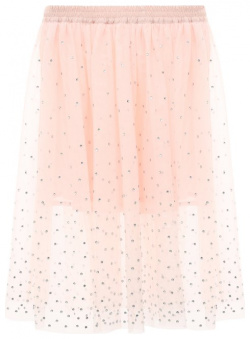 Юбка Stella McCartney TS7B61 Расклешенную юбку оттенка клубничного зефира