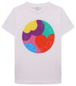 Хлопковая футболка Stella McCartney TS8C31 Для пошива белоснежной футболки с