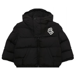 Утепленная куртка Off White OBED001F22FAB0011018 В черной короткой куртке