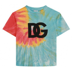 Хлопковая футболка Dolce & Gabbana L4JTEV/G7F0G/2 6