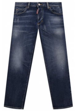 Джинсы Dsquared2 DQ0501/D0A1W Для пошива прямых темно синих джинсов мастера