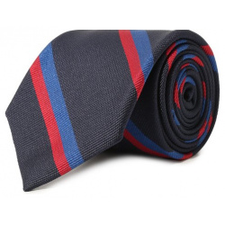 Шелковый галстук Stefano Ricci Junior YCH/30103 Темно синий выполнен