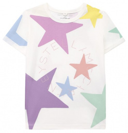 Хлопковая футболка Stella McCartney TT8A91